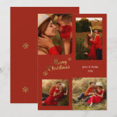 Vakantievreugde 4 Foto Wenskaart Kaart (Voorkant / Achterkant)