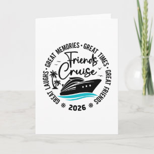 Vakantievrienden Cruise 2026 Geweldige Herinnering Kaart