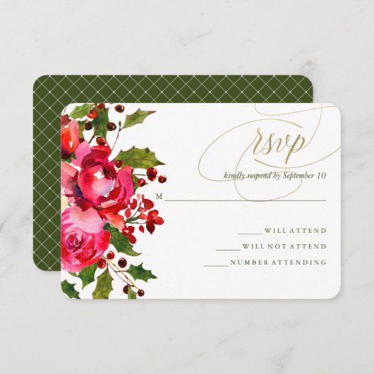 Vakantievrij huwelijk RSVP (Voorkant / Achterkant)