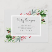 Vakantievrouw Verander de datum aankondiging (Voorkant)