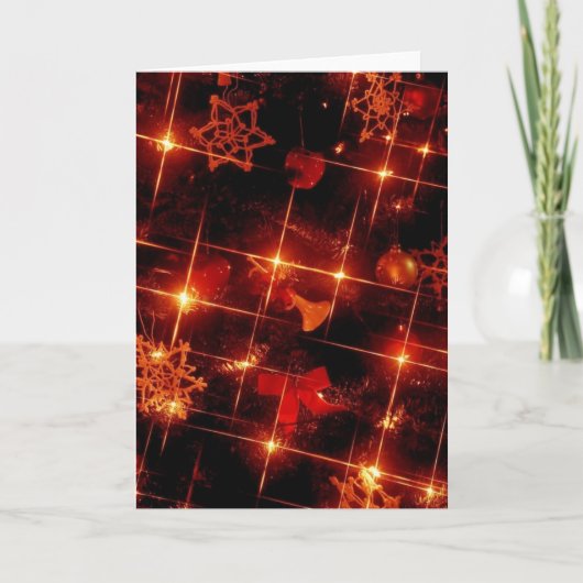 Vakantievruchten Twinkle Feestdagen Kaart (Voorkant)