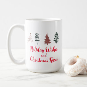 Vakantiewensen en kerstkussen koffiemok