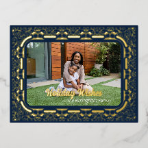 Vakantiewensen Filigree ingelijst Foto Folie Brief