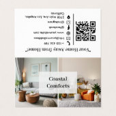 Vakantiewoningen in de buurt van Airbnb QR Code Visitekaartje (Buitenkant ongevouwen)
