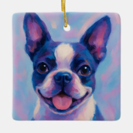 Vakantiewoningen in de buurt van Boston Terrier Ho Keramisch Ornament