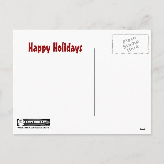 Vakantiewoningen in de buurt van Santas Elephants  Feestdagenkaart (Achterkant)