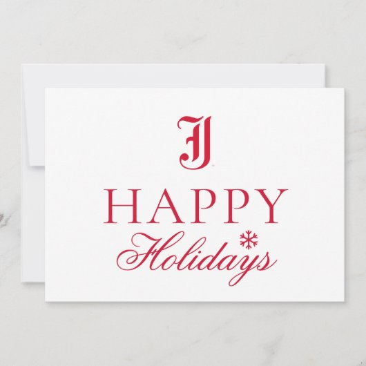 Vakantiewoningen in Jacksonville State University Feestdagenkaart (Voorkant)