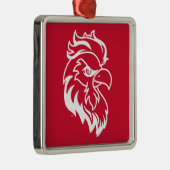 Vakantiewoningen in Jacksonville State University Metalen Ornament (Rechts)