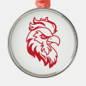 Vakantiewoningen in Jacksonville State University Metalen Ornament (Voorkant)