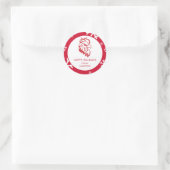 Vakantiewoningen in Jacksonville State University Ronde Sticker (Tas)