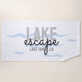 Vakantiewoningen in Lake House - Beach Towel Strandlaken