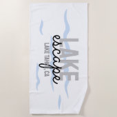 Vakantiewoningen in Lake House - Beach Towel Strandlaken (Voorkant)
