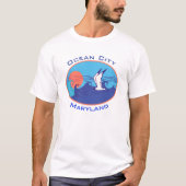 Vakantiewoningen in Ocean City Maryland T-shirt (Voorkant)