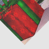 Vakantiewoningen in Yule Time Reflections Tissuepapier (Detail)