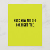 Vakantiewoningen in Yurt Flyer (Achterkant)