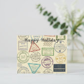 vakantiezegels voor briefkaart (Staand voorkant)