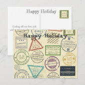 vakantiezegels voor briefkaart (Voorkant / Achterkant)