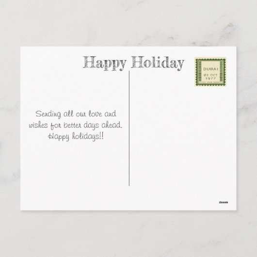 vakantiezegels voor briefkaart (Achterkant)