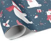 Vakantige Beren Cadeaupapier (Rol Hoek)