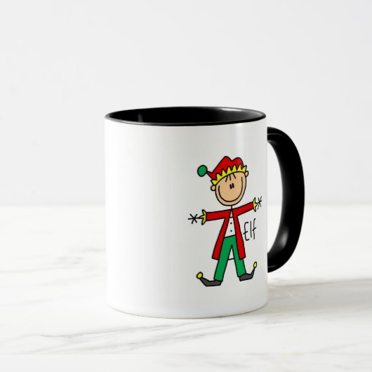 Vakantige Elf T-shirts en cadeautjes Mok (Voorkant rechts)