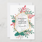 Vakantige Floral Burst Card Kaart (Voorkant)