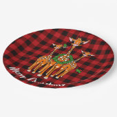 Vakantige Giraffe, borstkas Papieren Bordje (Gekanteld)