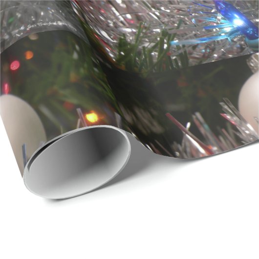 Vakantige glitter cadeaupapier (Rol Hoek)