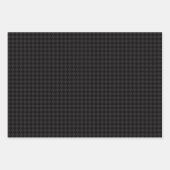 Vakantige houndstooth klassiek zwart-wit inpakpapier vel (Voorkant 2)