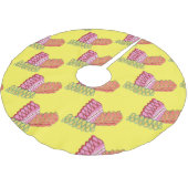 Vakantige kerstbekers met hard Snoep Kerstboom Rok (Gekanteld)