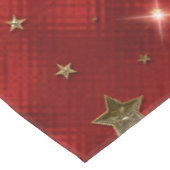 Vakantige kerststerren en gouden feestdagen tafelkleed (Gekanteld)