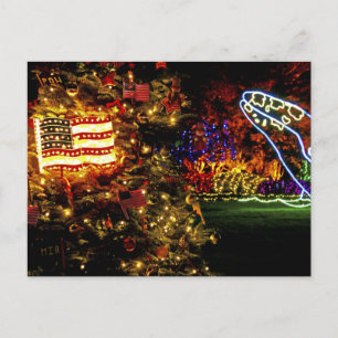 Vakantige lichten - State Park Shore Acres, Oregon Feestdagenkaart