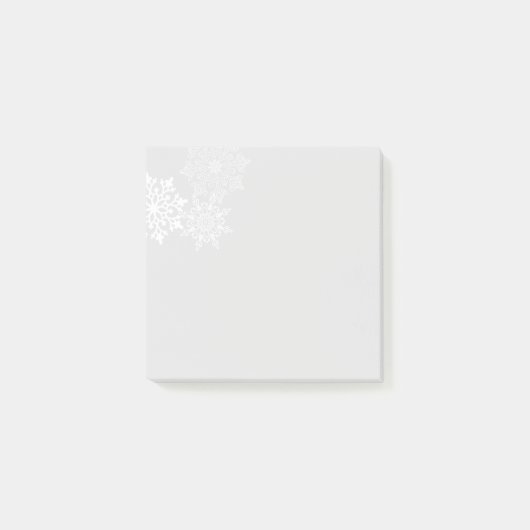 Vakantige post-it-Notes-Snowflakes Post-it® Notes (Voorkant)