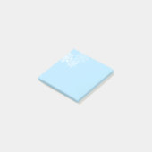 Vakantige post-it-Notes-Snowflakes Post-it® Notes (Schuin)