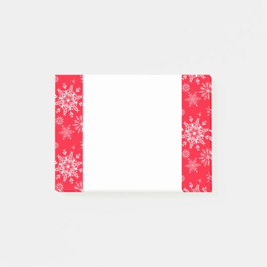 Vakantige Post-up-to-snowflakes Post-it® Notes (Voorkant)