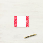 Vakantige Post-up-to-snowflakes Post-it® Notes (Op bureau)