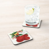 Vakantige roodMittens Reeks kurkOnderzetters Bier Onderzetter (Rechterzijde)
