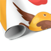 Vakantige zomervakantie strandpatroon schattig cadeaupapier (Rol Hoek)