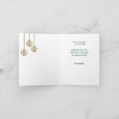 Vakantigende kerstfeestdag Kaart (Binnen)