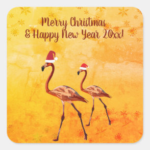 Vakantiger Vierkante Sticker