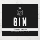 Vakantigeur Likeurfles Etiket (Enkel label)