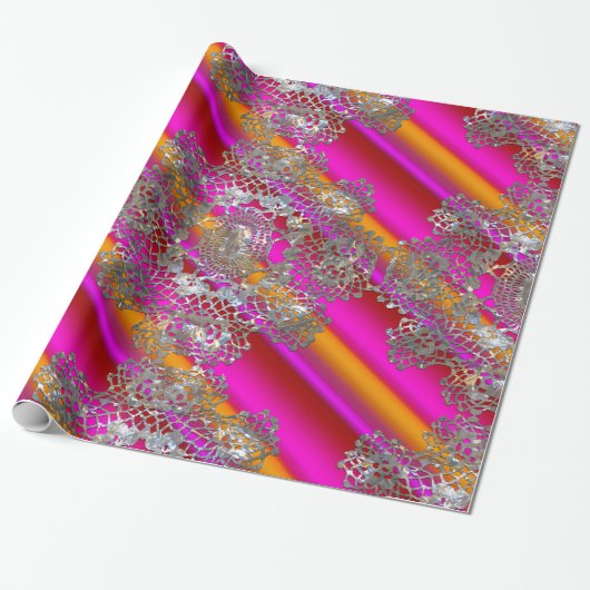 Vakantische feestdag cadeaupapier (Uitgerold)