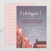 Vakantispartij, Bachelorette, Birthday Party Invit Kaart (Voorkant / Achterkant)