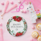 Vakantispartij Voeg Logo kerstavond toe Papieren Bordje (Feest)