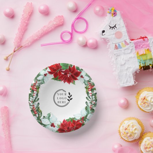 Vakantispartij Voeg Logo kerstavond toe Papieren Kommen (Feest)