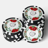 Vakantispartij Voeg Logo kerstavond toe Poker Chips (Opstapeling)