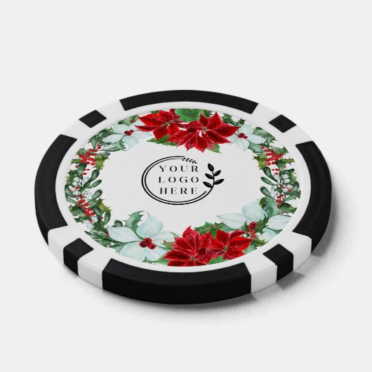Vakantispartij Voeg Logo kerstavond toe Poker Chips (Enkel)