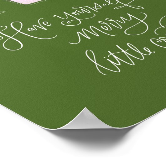 Vakbakkersbalie Poster voor kerstbakkersborden (Hoek)