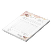 Vakbakkersbestelling voor gebak Vakbakkersbestelli Notitieblok (Linkerzijde)