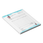 Vakbakkersbestelling voor gebak Vakbakkersbestelli Notitieblok (Schuin)