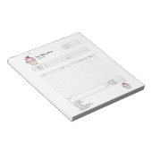 Vakbakkersbestelling voor gebak Vakbakkersbestelli Notitieblok (Schuin)